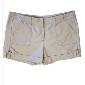 Ann taylor signature shorts, tan